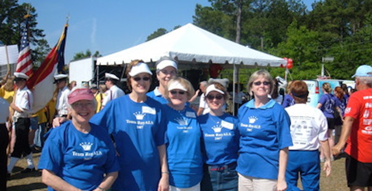 Team Roy Als At The Walk To D'feet Als T-Shirt Photo