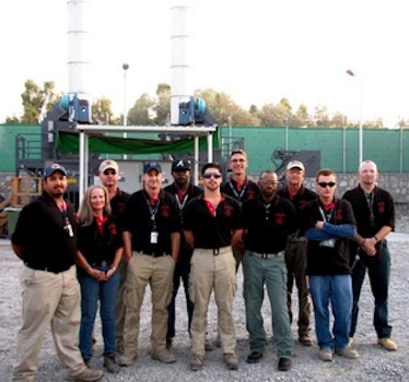Fob Fenty Pyro Team.  The Hottest Crew In Afghanistan. T-Shirt Photo