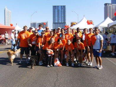 Jim's Biggest Fans At The Heart Walk T-Shirt Photo