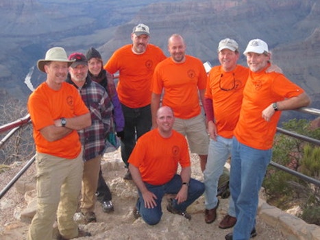 South Rim Overlook (Grand Canyon Np) During Sunset T-Shirt Photo