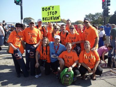 Going The Distance At The Chicago Marathon T-Shirt Photo