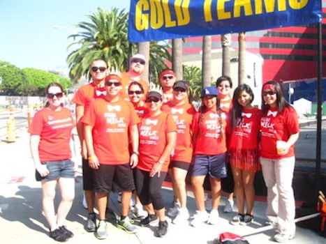Brea Business Support Team   2011 Aids Walk Los Angeles T-Shirt Photo