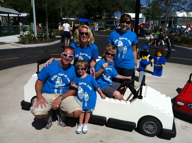 Kids Serve.Com At Legoland Fl T-Shirt Photo