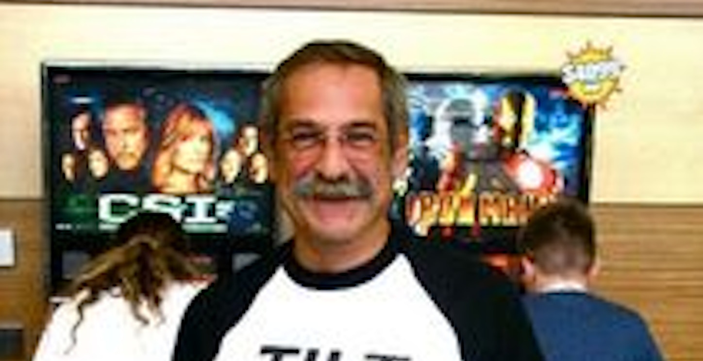 Roger Sharpe Saved Pinball T-Shirt Photo