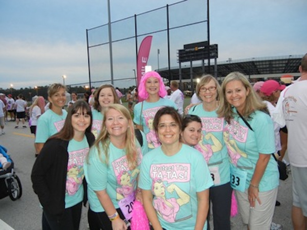 Ending Breast Cancer...And Looking Fabulous! T-Shirt Photo