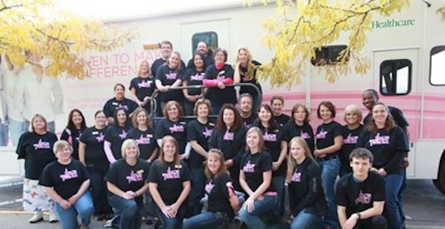 Picture of Breast Cancer Awareness Custom T-Shirt Design Breast Cancer Awareness T-Shirt Photo