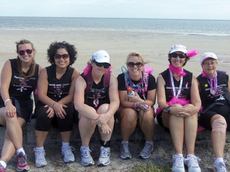 :Ltdf In Tampa For The Breast Cancer 3 Day T-Shirt Photo