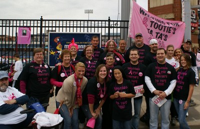 Walking For Tooties Ta Ta's T-Shirt Photo