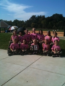 Mt Vernon Magic Champs In Breast Cancer Tournament T-Shirt Photo