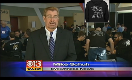 Custom Ink On Tv T-Shirt Photo