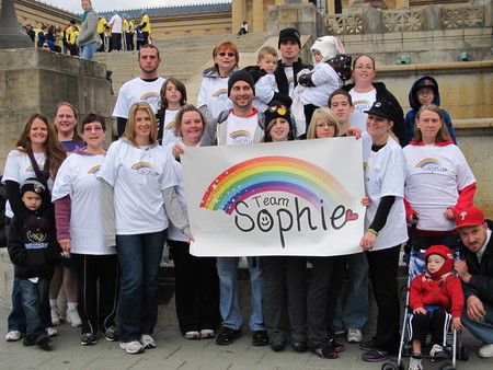 Team Sophie At The Race For Hope T-Shirt Photo