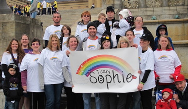Team Sophie At The Race For Hope T-Shirt Photo