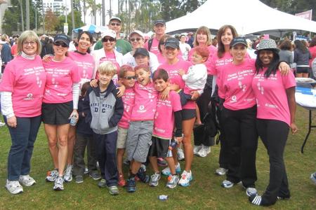 Team Cadence At Race For The Cure San Diego 2011 T-Shirt Photo