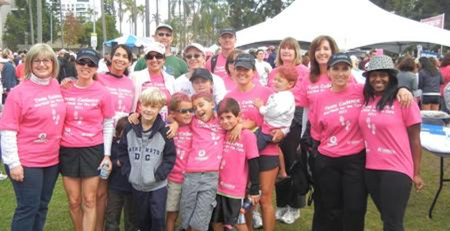 Team Cadence At Race For The Cure San Diego 2011 T-Shirt Photo
