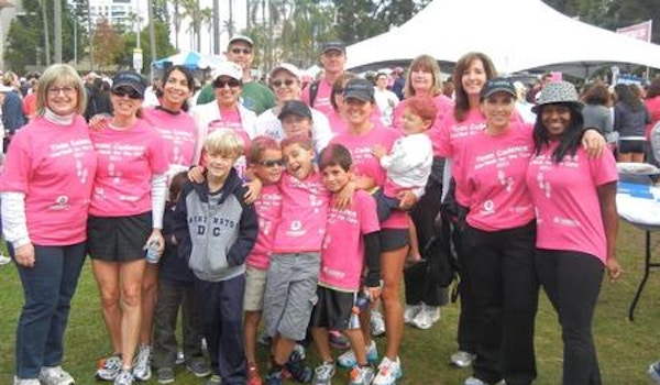 Team Cadence At Race For The Cure San Diego 2011 T-Shirt Photo