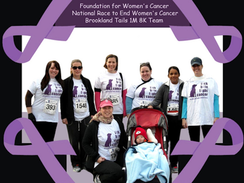 National Race To End Women's Cancer Team Photo T-Shirt Photo