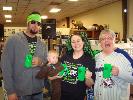 Rick Sanderson Memorial Rally   Cancer Sucks! T-Shirt Photo