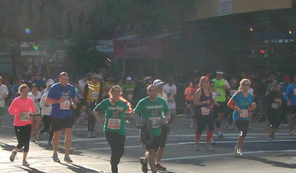 Finishing The Nyc Marathon With Wally For Motivation T-Shirt Photo
