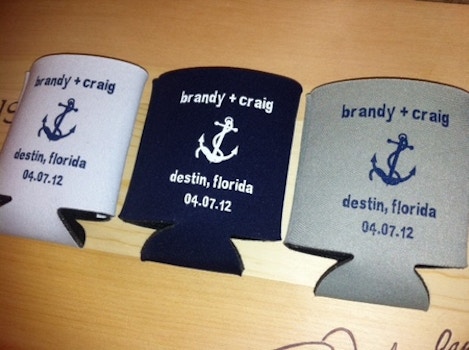 Brandy + Craig   Wedding Koozies!! T-Shirt Photo