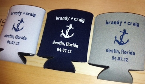 Brandy + Craig   Wedding Koozies!! T-Shirt Photo