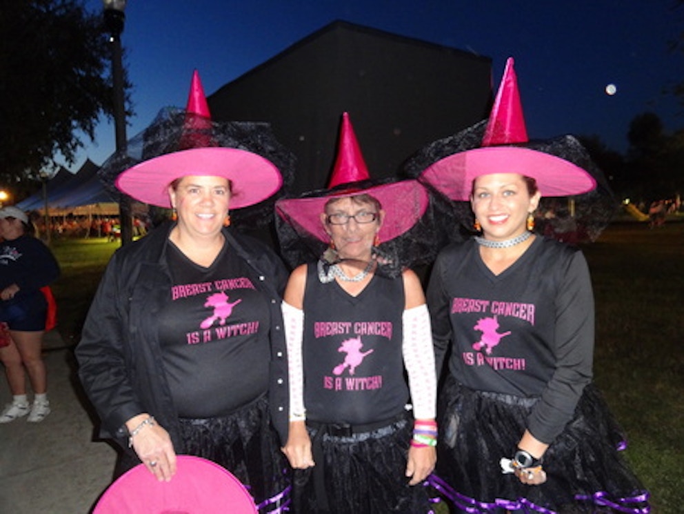 Breast Cancer Is A Witch T-Shirt Photo