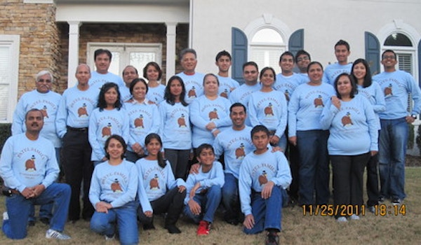Patel Family Thanksgiving T-Shirt Photo