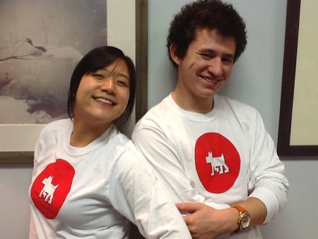 We're Not Shy About Letting Our Dogs Out! T-Shirt Photo