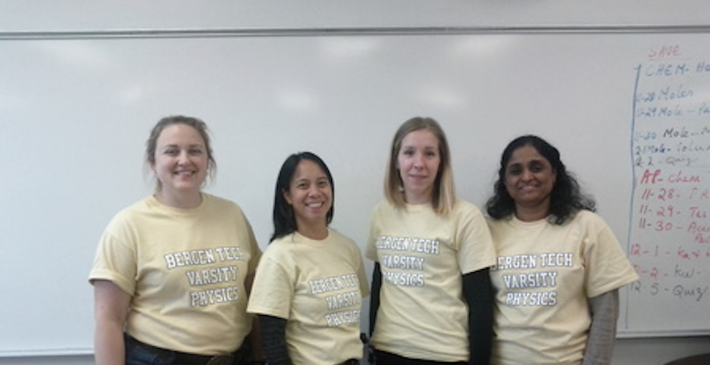 Bergen Tech Varsity Physics Team T-Shirt Photo