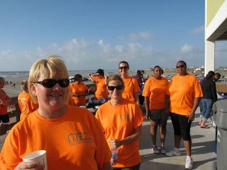 Right At Home Stands Out At Alzheimer's Walk T-Shirt Photo