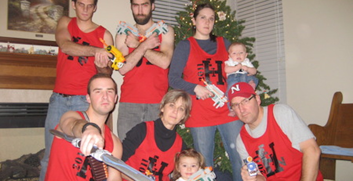 Hein Family Nerf War 2011 T-Shirt Photo