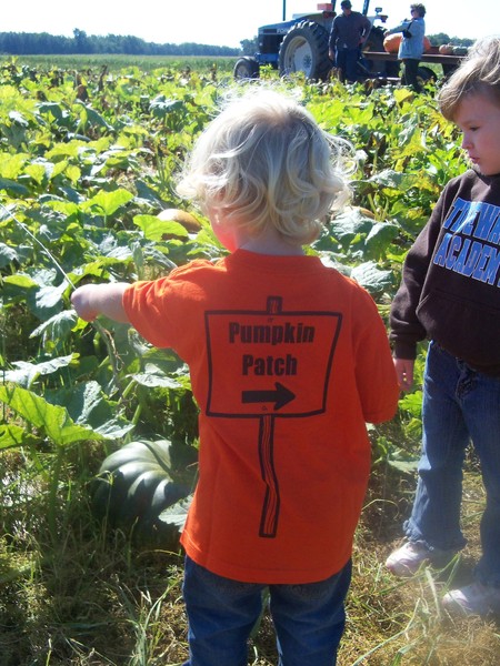 In The Pumpkin Patch T-Shirt Photo