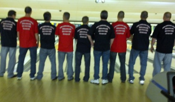 Picture of Warren Mens Challenge Bowling Tournament Custom T-Shirt Design Warren Mens Challenge Bowling Tournament T-Shirt Photo