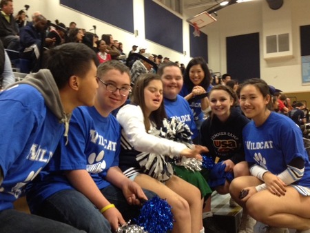 The Dougherty Valley Hs Wildcat Rumbles Special Education Cheer Club! T-Shirt Photo