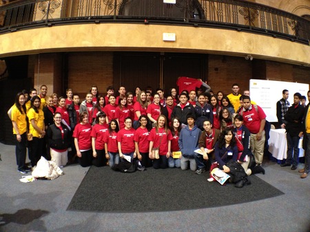 High School Students Attend The Mit Energy Conference Showcase To Learn About Creating A Sustainable Future.   T-Shirt Photo