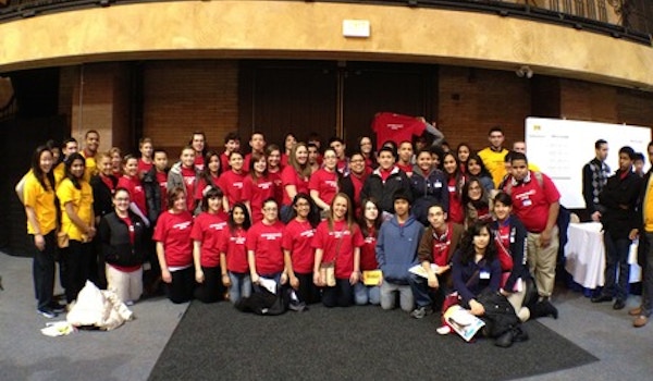 High School Students Attend The Mit Energy Conference Showcase To Learn About Creating A Sustainable Future.   T-Shirt Photo
