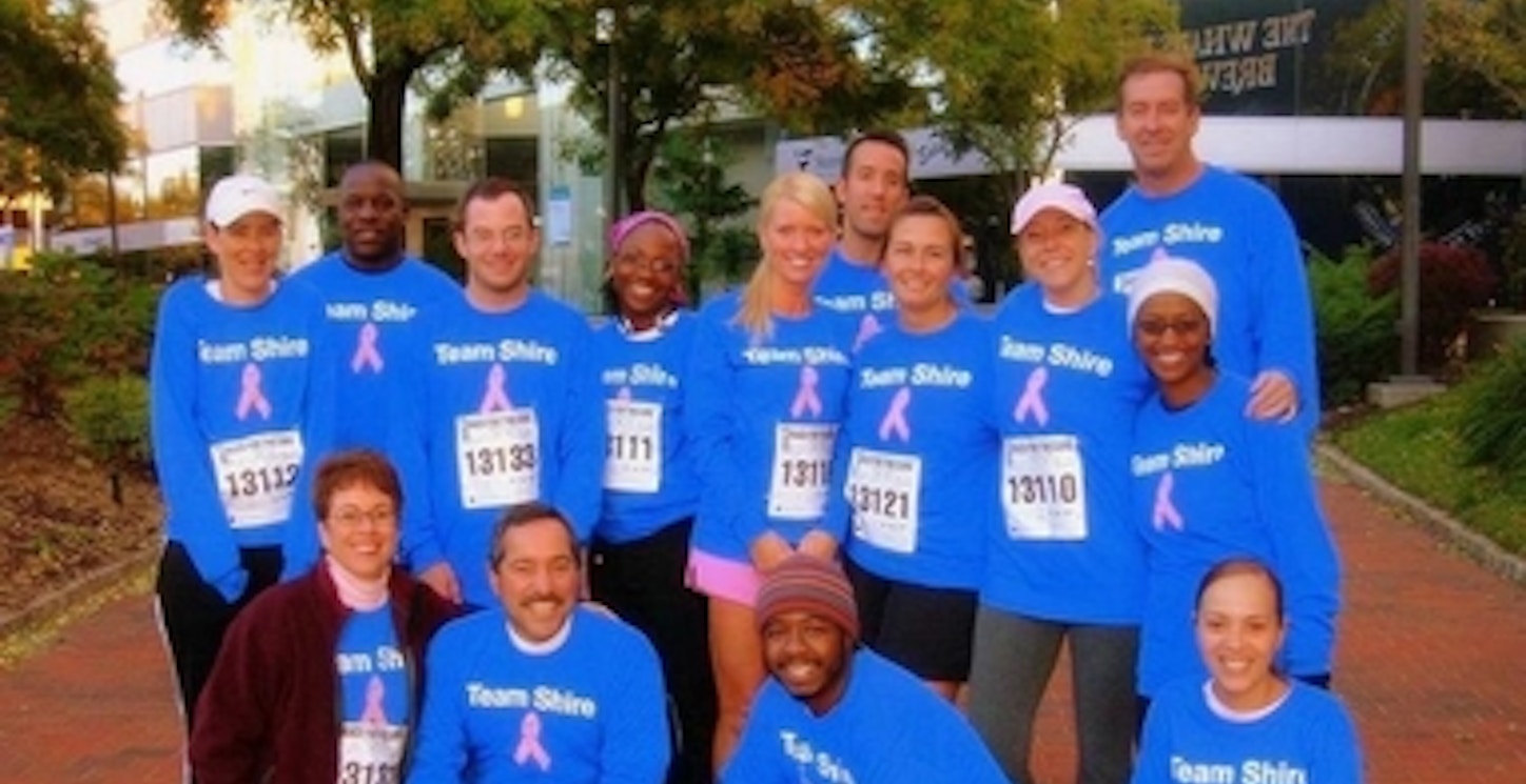 Picture of Team Shire Race For The Cure Custom T-Shirt Design Team Shire Race For The Cure T-Shirt Photo