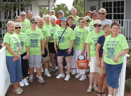 Riverwalk Walkers T-Shirt Photo