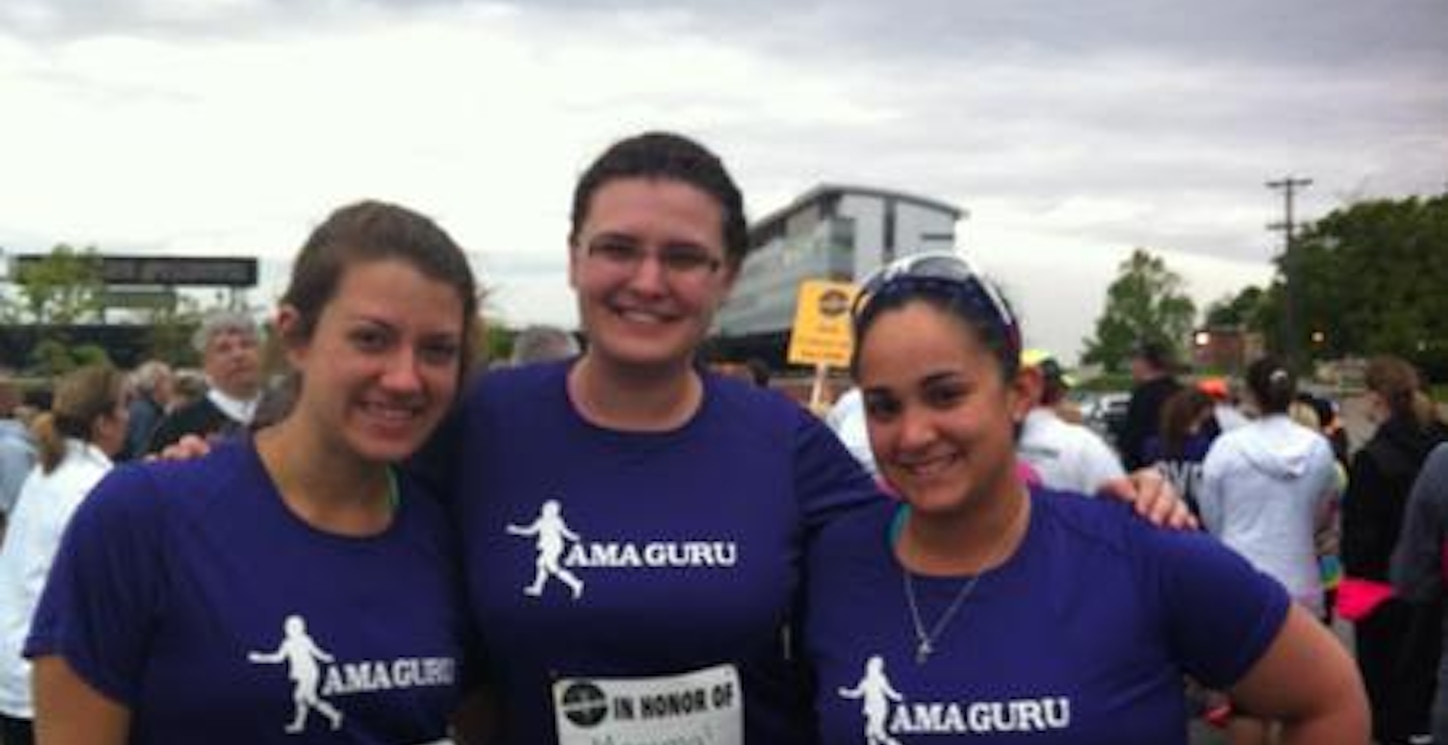 Part Of Our Team At The Purdue Cancer 5 K T-Shirt Photo