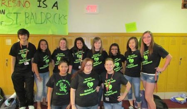 Picture of Courageous Shavee For Children's Cancer Custom T-Shirt Design Courageous Shavee For Children's Cancer T-Shirt Photo