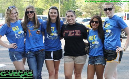 Gamma Sigma Sigma At Our Car Smash For Relay For Life! T-Shirt Photo