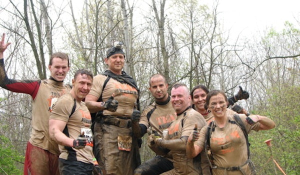 On Top Of The World At The Michigan 2012 Tough Mudder! T-Shirt Photo