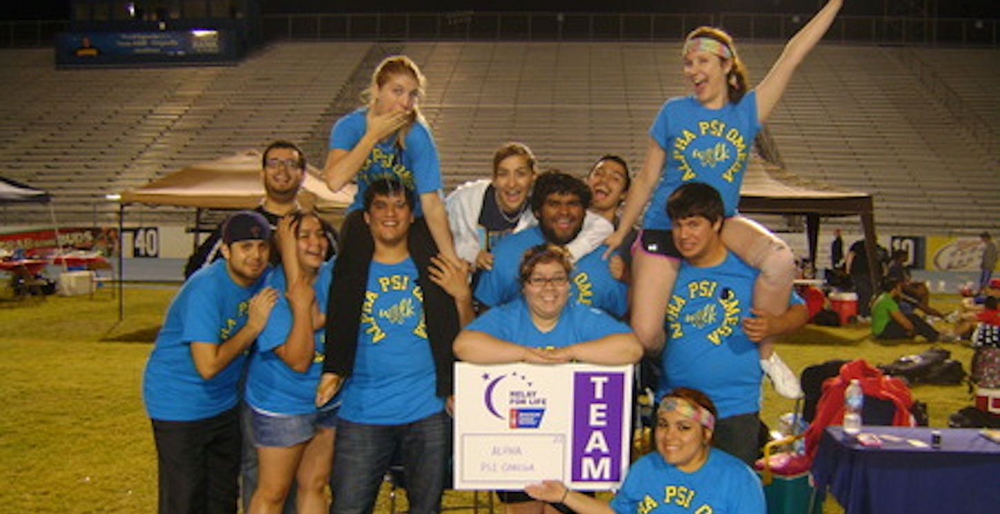 Alpha Psi Omega Relay For Life! T-Shirt Photo