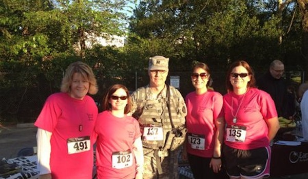 Picture of The National Guard Wives At The Fallen Heroes 5 K Custom T-Shirt Design The National Guard Wives At The Fallen Heroes 5 K T-Shirt Photo