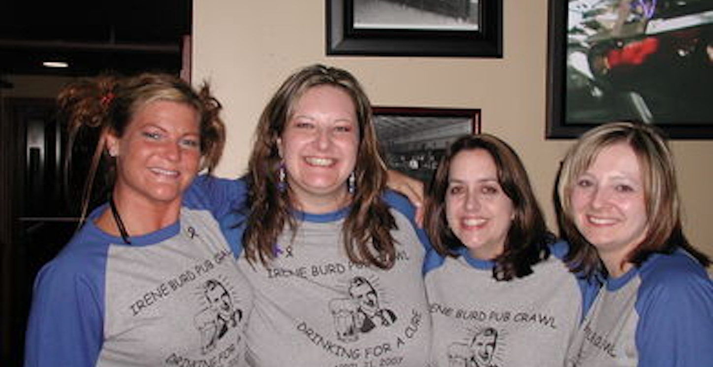 Picture of Irene Burd Pub Crawl Custom T-Shirt Design Irene Burd Pub Crawl T-Shirt Photo