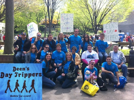 Deen's Day Trippers At The 2012 Parkinson's Unity Walk In Central Park T-Shirt Photo