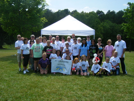 Walking To Cure My 2 Cf Babies T-Shirt Photo