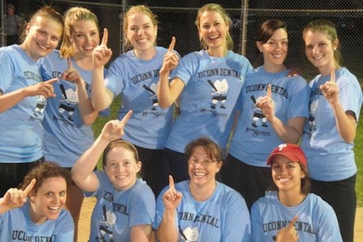1st Ever Uconn Dental Women's Softball Team! T-Shirt Photo