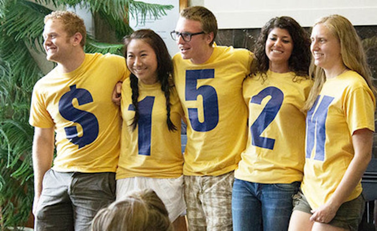 Augustana College Reveals Fundraising Total T-Shirt Photo