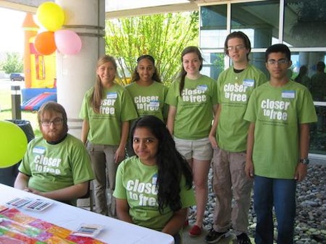 Volunteers At Closer To Free   Cancer Survivors Day T-Shirt Photo