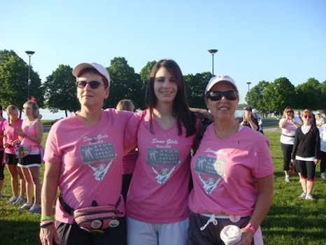 Some Girls At The Avon Walk For Breast Cancer Boston T-Shirt Photo